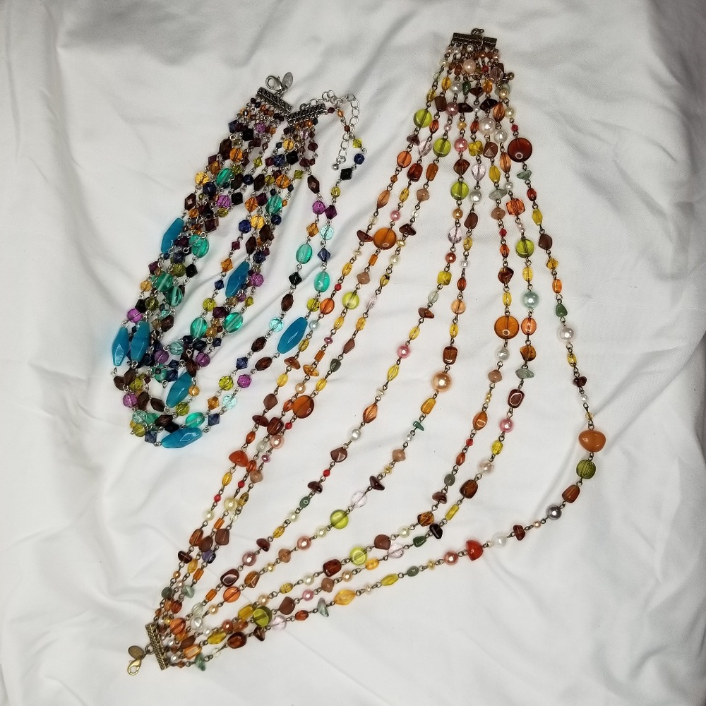 Multiple Necklaces; Convertable - image 3